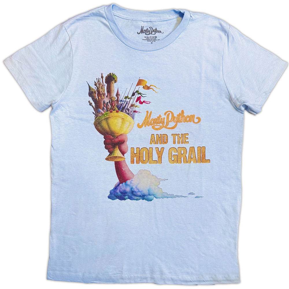 Monty Python - Holy Grail Lifted Dames Tshirt - Blauw